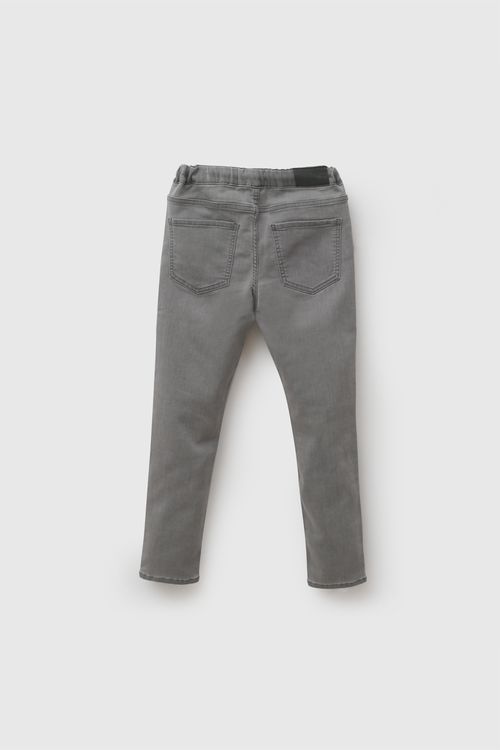 Jeans mezclilla niño gris 3-4A a 12-13A