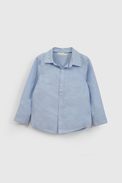 Camisa oxford niño celeste 6-9M a 4-5A