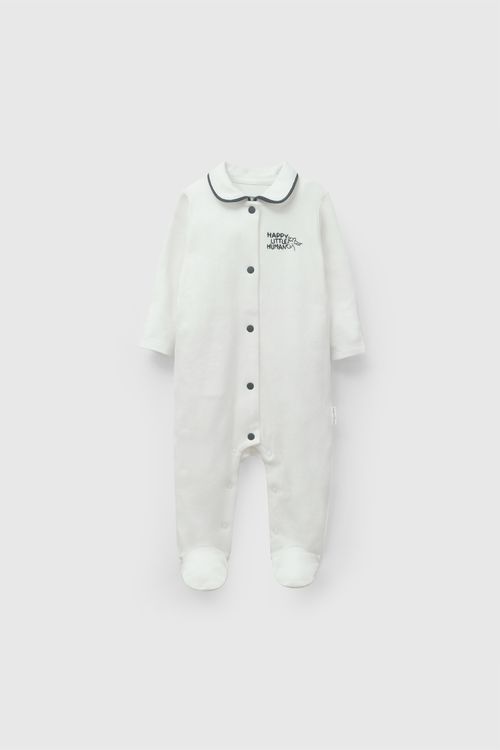 Enterizo caballo niño blanco RN a 6-9M