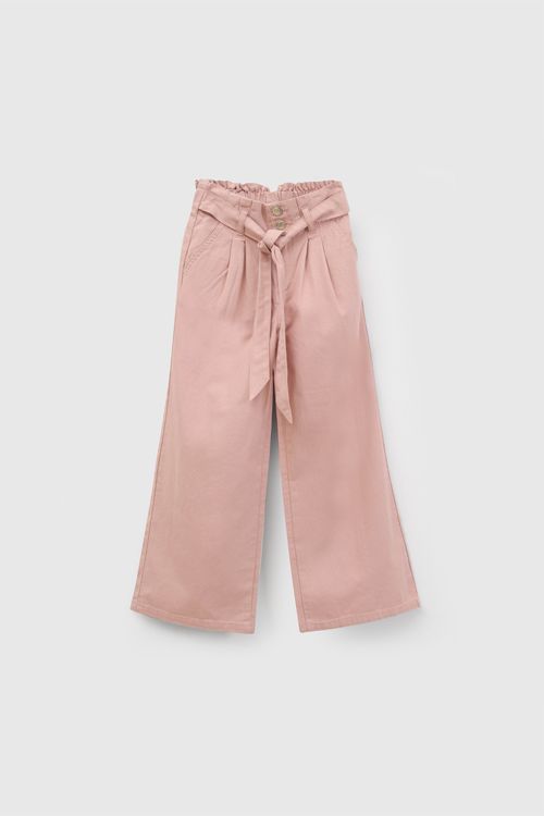 Pantalon gabardina niña rojo 3-4A a 12-13A