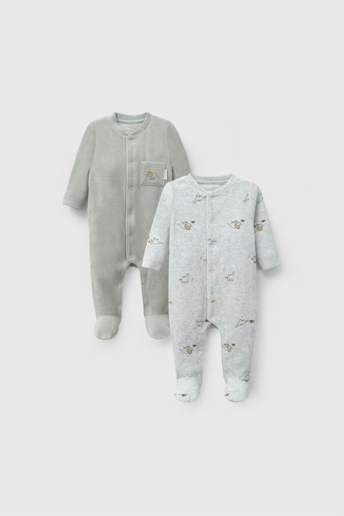 Enterizo plush niño gris RN a 6-9M