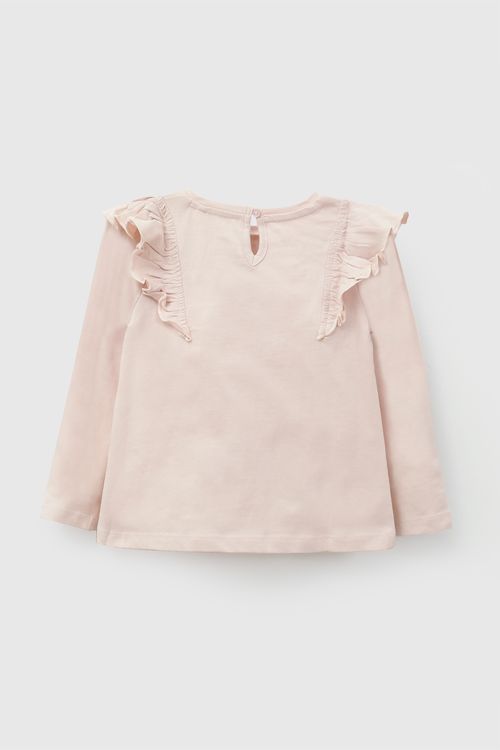 Polo vuelos niña rosa viejo 6-9M a 4-5A