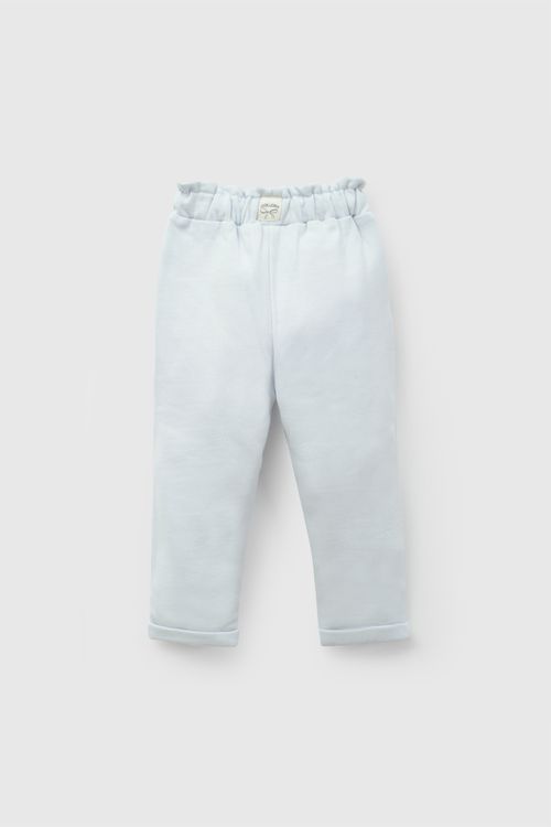 Pantalon buzo niña celeste 6-9M a 4-5A