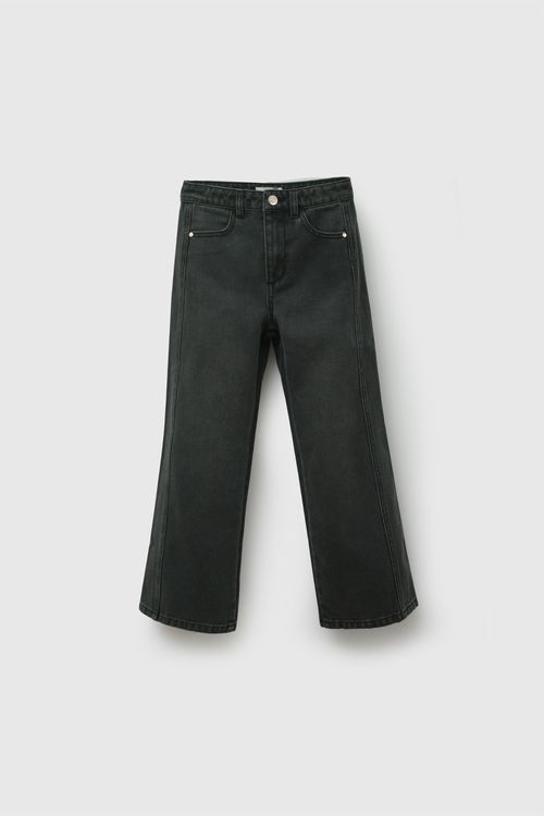 Jeans wide leg niña marengo 3-4A a 12-13A