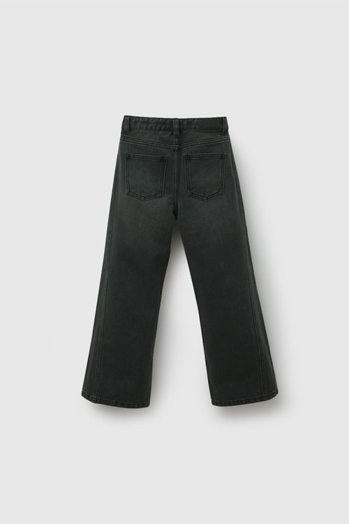 Jeans wide leg niña marengo 3-4A a 12-13A