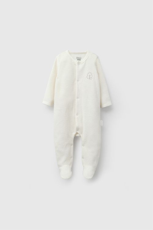 Enterizo plush unisex beige RN a 6-9M