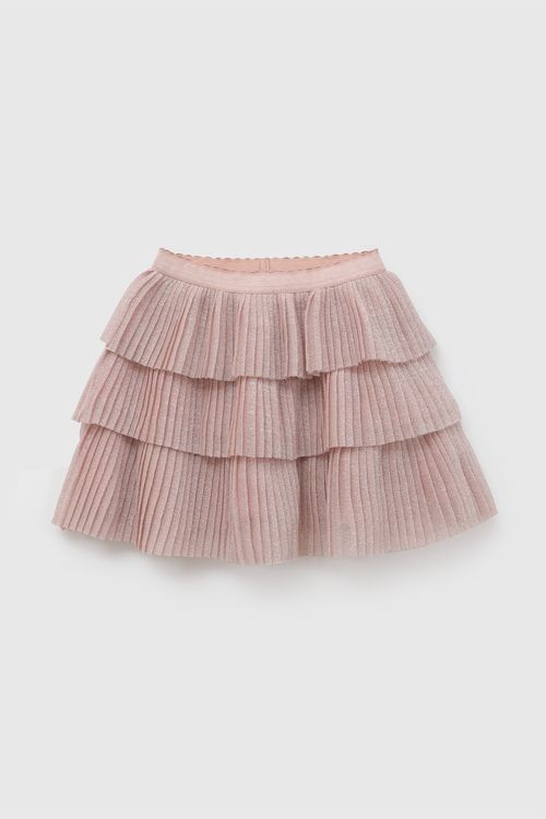 Falda short vuelos niña rosa viejo 18/24M a 6-7A