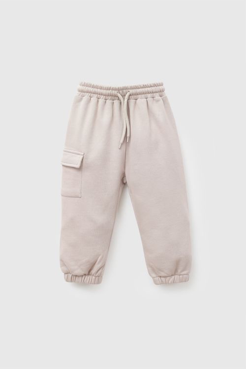 Pantalon buzo bolsillo niño cafe 6-9M a 4-5A