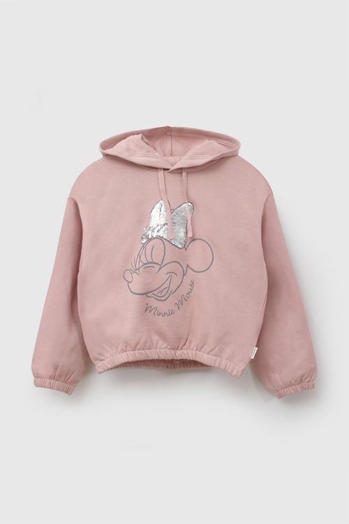 Polera Disney Minnie Mouse niña rosa viejo 3-4A a 12-13A