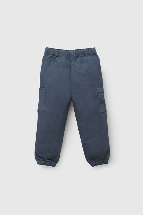 Pantalon cargo niño denim 6-9M a 4-5A