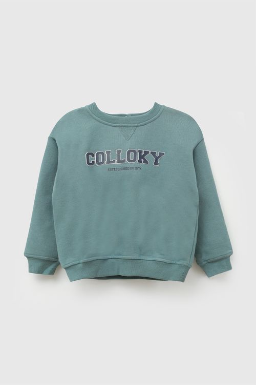 Polera colloky niño verde 6-9M a 4-5A