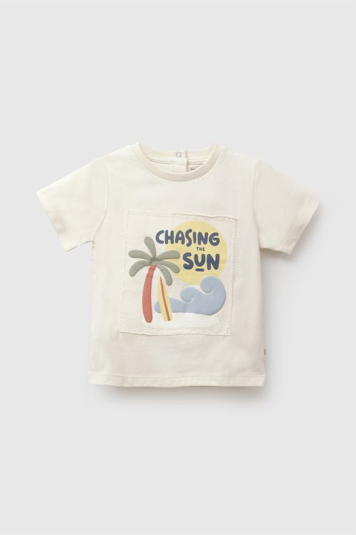 Polo chasing the sun niño crema 6-9M a 4-5A