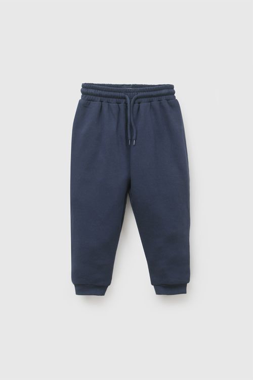 Pantalon buzo niño azul marino puño 6-9M a 4-5A