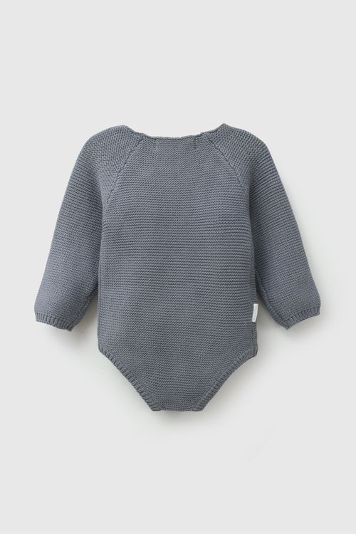 Body tejido niño celeste RN a 6-9M