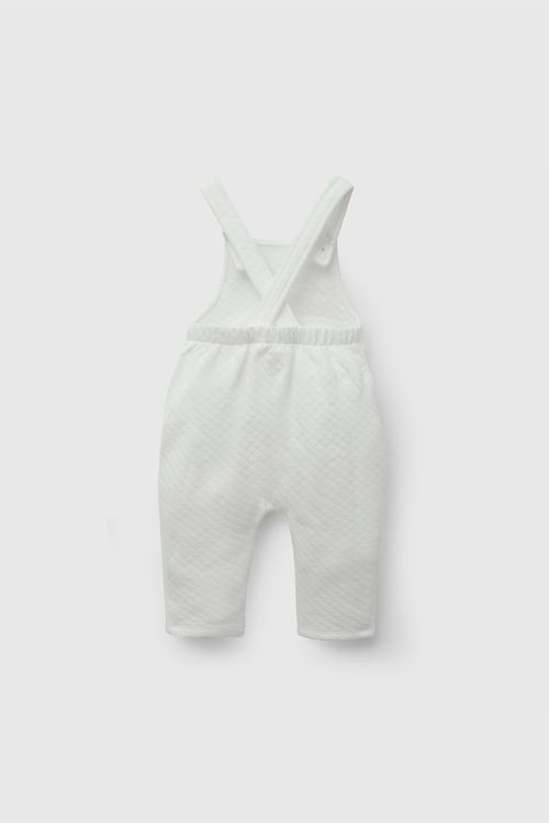Overol acolchada unisex beige RN a 6-9M