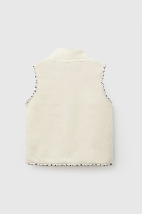 Polar sin mangas niña crema 6-9M a 4-5A