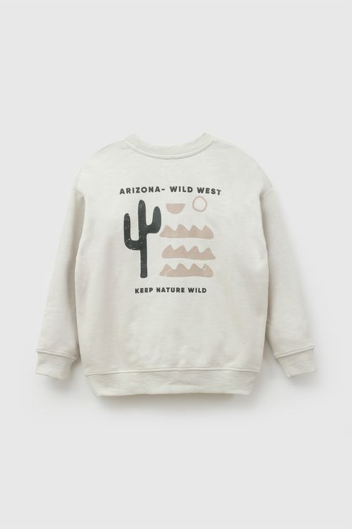 Polera arizona niño crema 3-4A a 12-13A