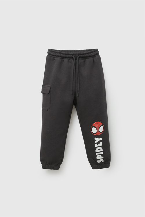 Pantalon buzo Disney Spidey niño marengo 18/24M a 6-7A