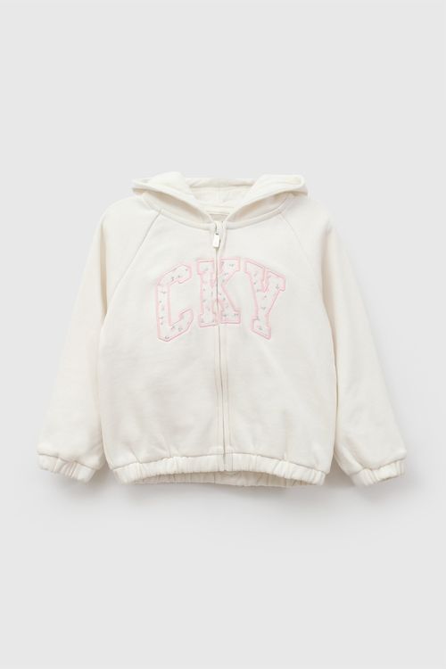 Polera cky niña crema 6-9M a 4-5A