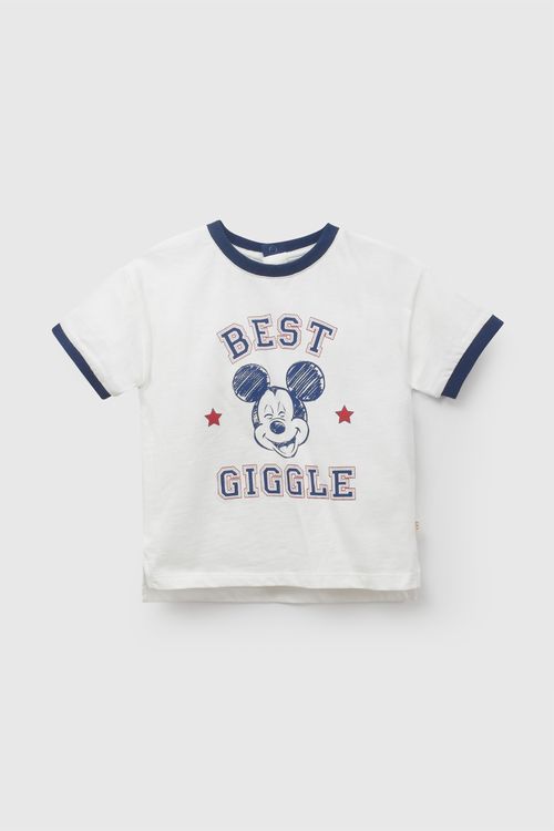 Polo Disney Mickey Mouse niño blanco 6-9M a 4-5A