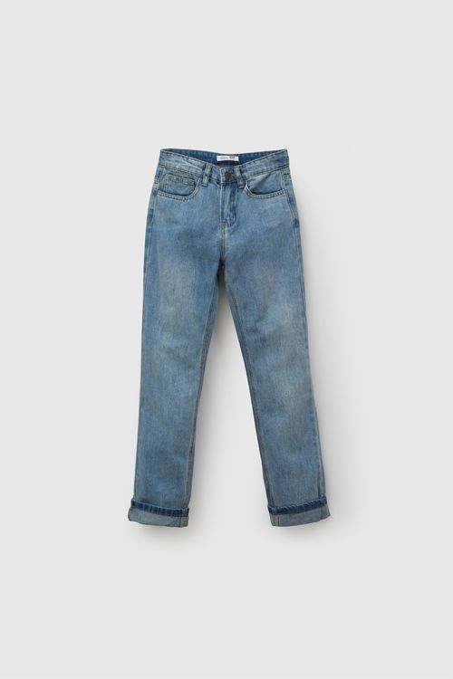 Jeans mezclilla ajustable niño denim 3-4A a 12-13A