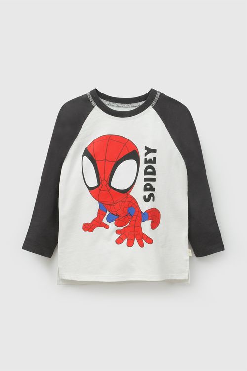 Polo Disney Spidey niño blanco 18/24M a 6-7A