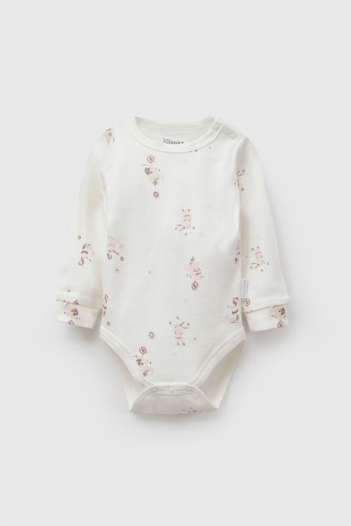 Set body circo rib niña purpura 0/3M a 18/24M