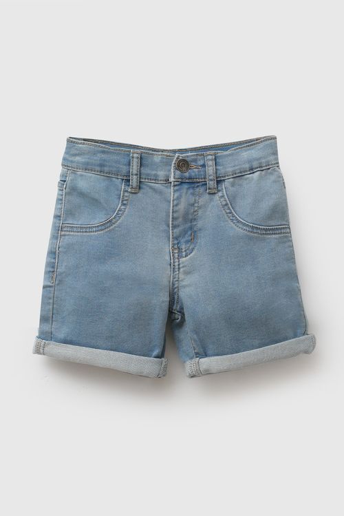 Bermuda jeans niño celeste 6-9M a 4-5A