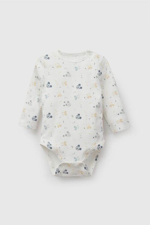 Set body rib Disney Mickey Mouse niño denim 0/3M a 18/24M
