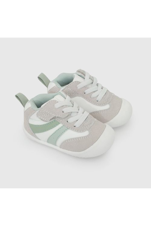 Zapatilla velcro niño blanco 17-20