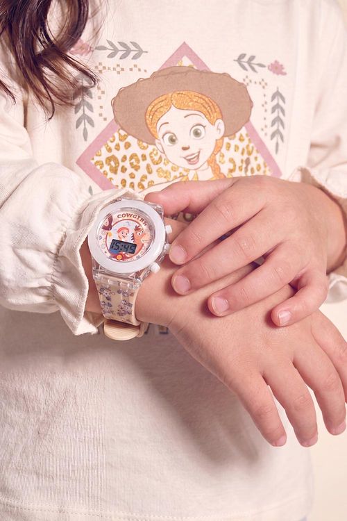 Reloj luces Disney Toy Story niña rosado