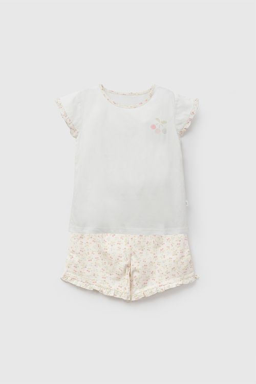 Pijama vuelos niña beige 2A a 12A