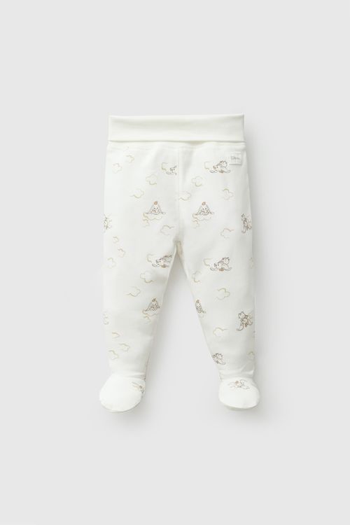 Pack 3 Panty ballerina Disney Dumbo algodón unisex blanco 0M a 18/24M