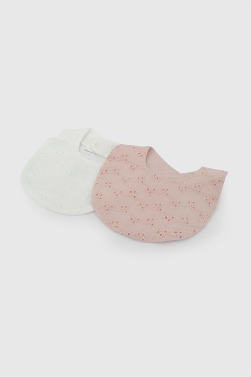 Pack 2 Babero impermeable niña blanco tu
