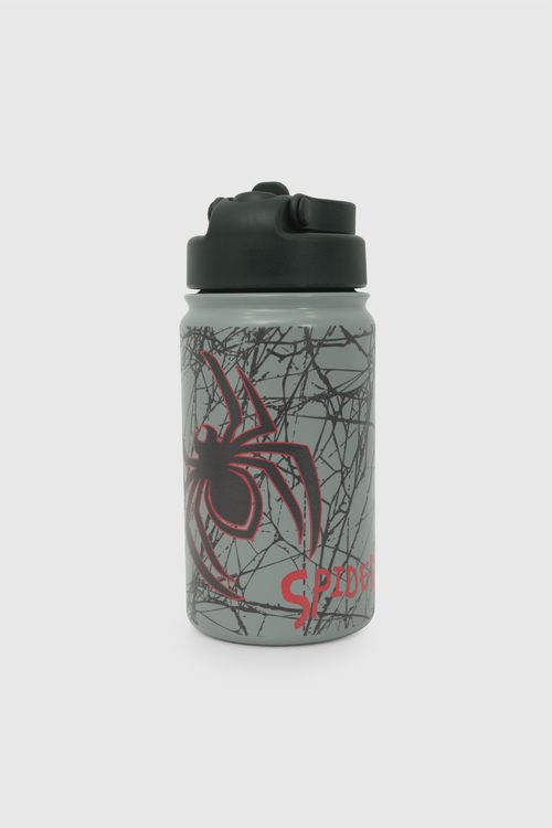 Botella acero inoxidable 354ml Marvel Spiderman niño gris