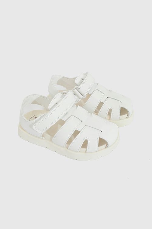 Sandalia velcro niña blanco 21-27