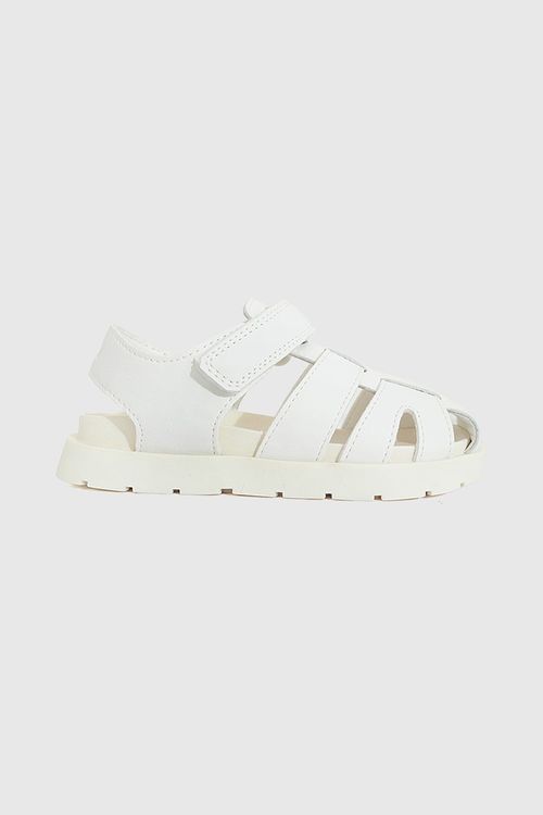 Sandalia velcro niña blanco 21-27