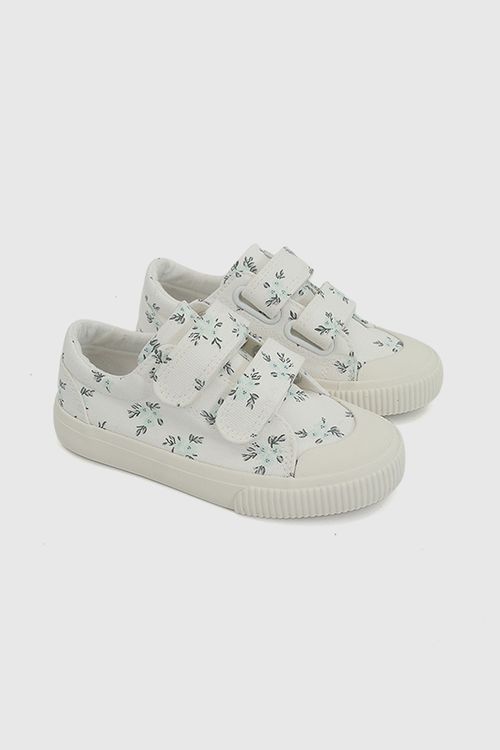 Zapatilla lona niña blanco 21-27