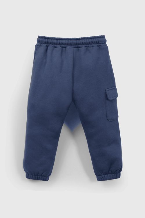 Pantalón de Buzo Azul Mickey de Niño en Algodón Talla 3/6M a 36M Disney