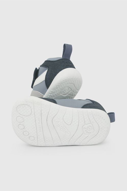 Zapatilla velcro niño azul 17-20