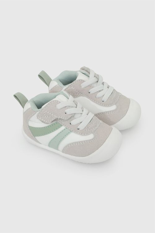 Zapatilla velcro niño blanco 17-20