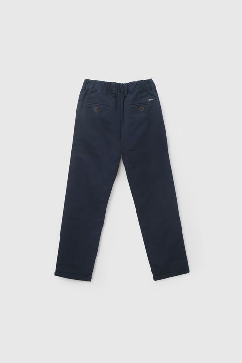 Pantalon gabardina niño denim 3-4A a 12-13A