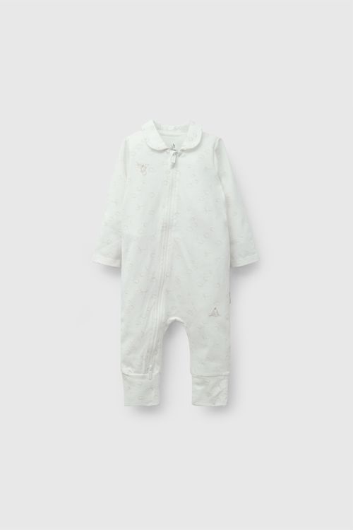 Pijama algodón Disney Dumbo unisex crema 0/3M a 18/24M
