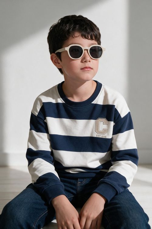 Lentes de sol filtro uv niño beige tu